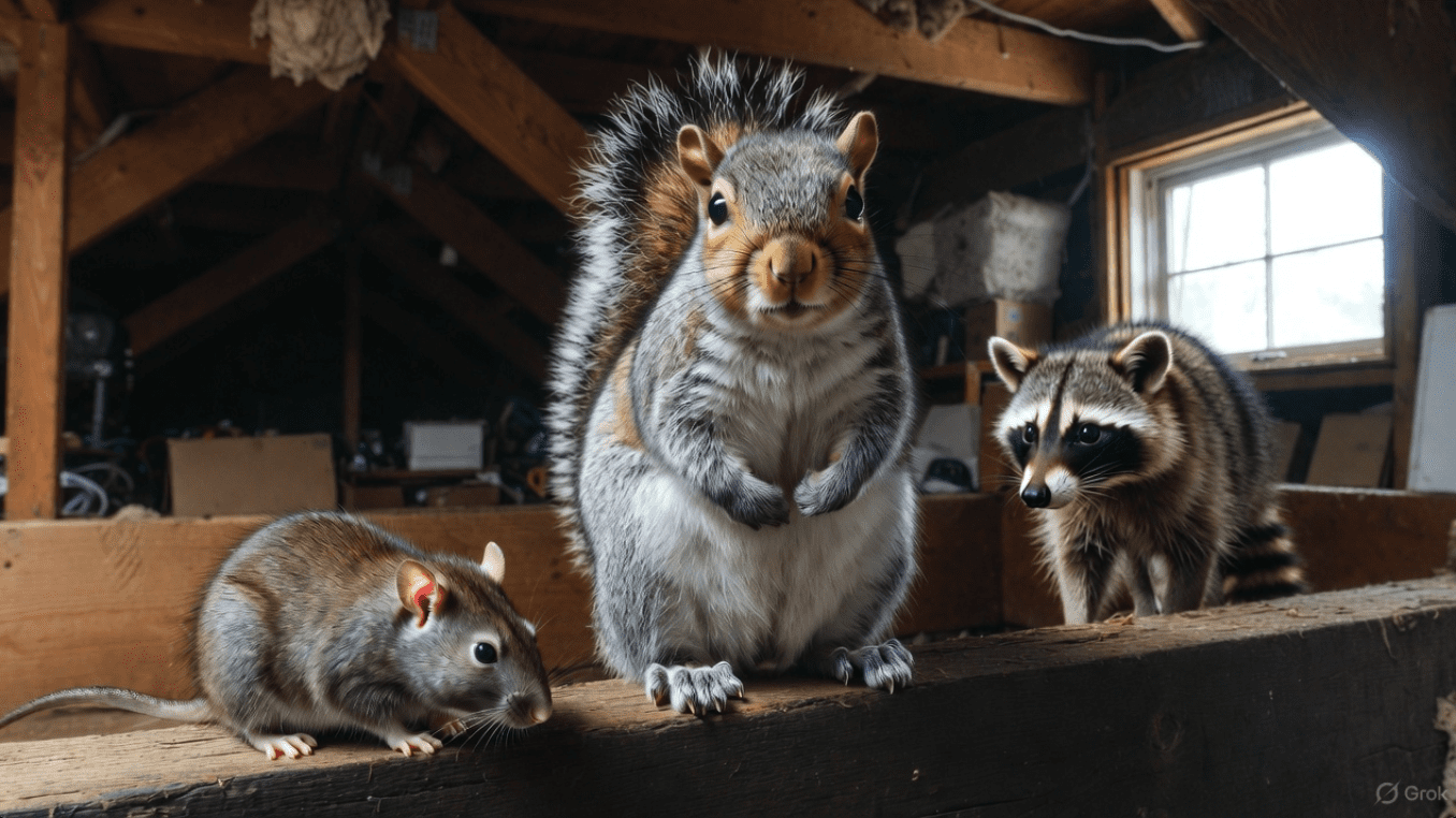 attic dwelling wildlife